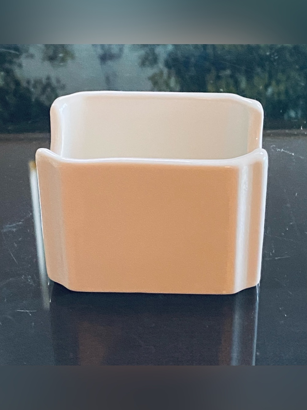 VTG Hall White Ceramic Sugar Sweet n Low Packet Holder Restaurant Ware USA - Picture 2 of 5